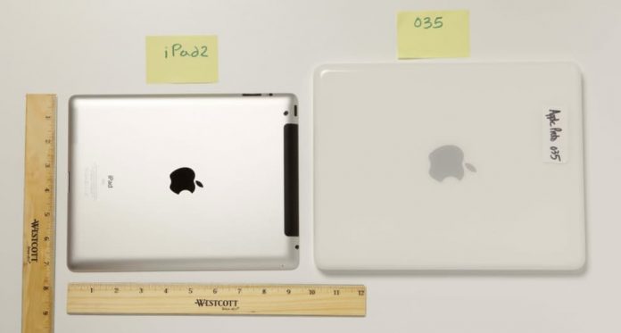 First iPad prototype in comparison with an iPad 2